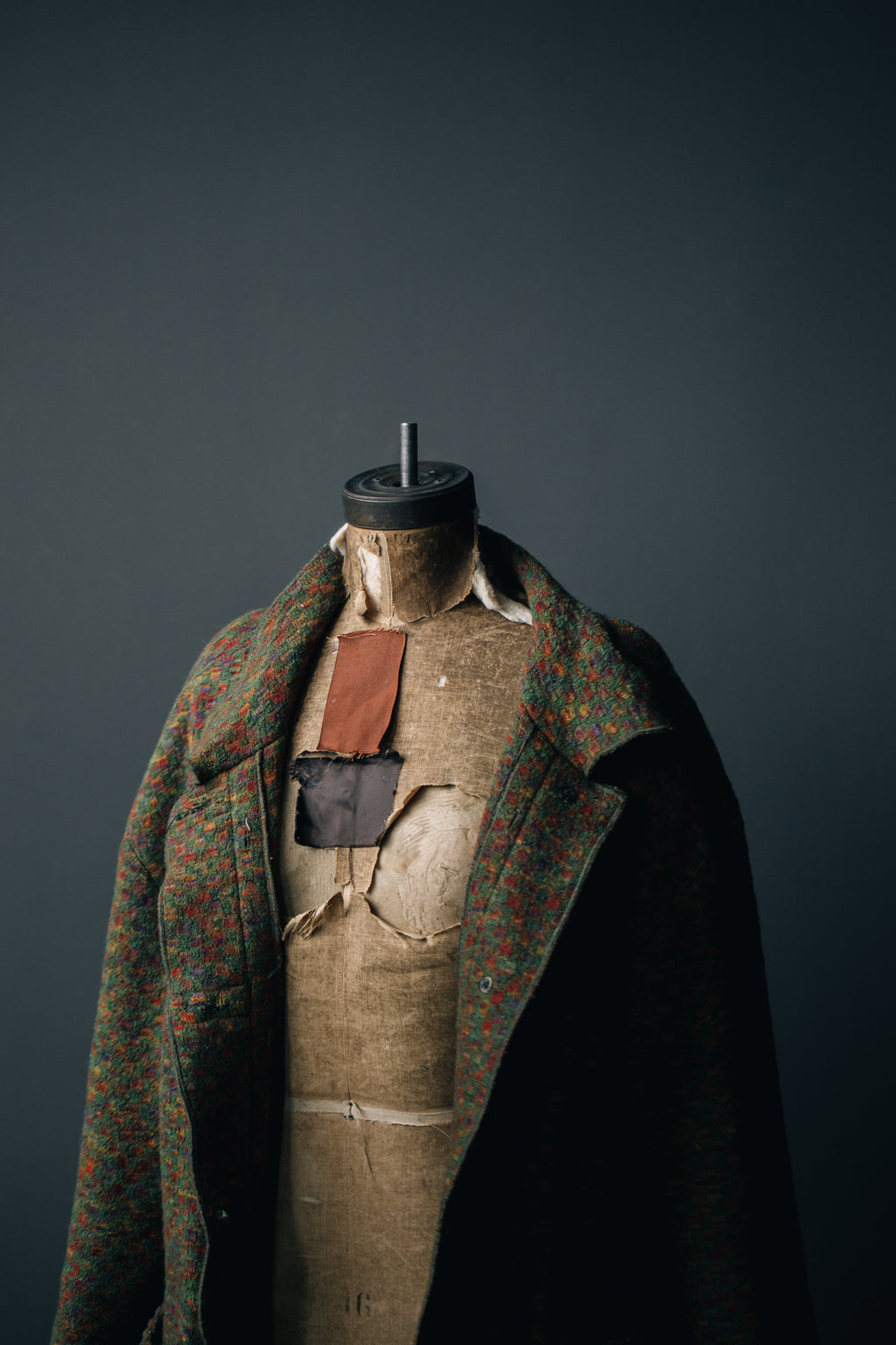 Oversized wool blend coat