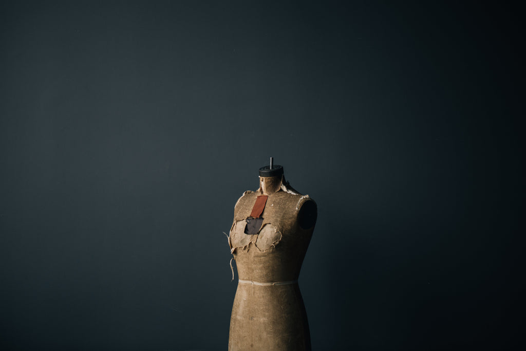 Model wearing a silk blend midi dress